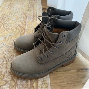 Timberland Gray Waterproof 6” Boots